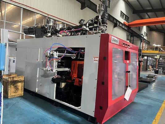 1-30L Hollow Part Volume Extrusion Blow Molding Machine with 540mm Plate Stroke and 300 Water Consumption