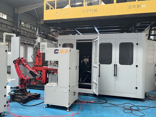 Triple Colors Automatic PET Blow Molding Machine with In Mould Labeling and Parison Control System