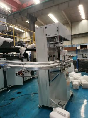 Double Layer HDPE extrusion blow molding machine For Cosmetic Bottle Production