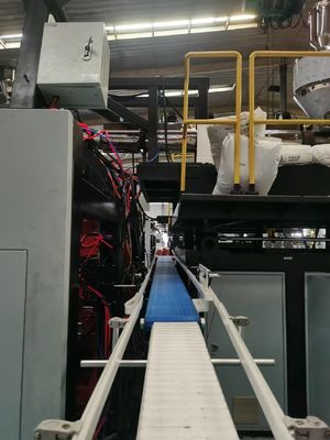 HDPE Double Stations Polyethylene Plastic Extrusion Blow Moulding Machine Screw 100mm