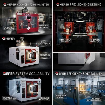 Centralized Microcomputer Blow Molding Machine for 10L Plastic Drums